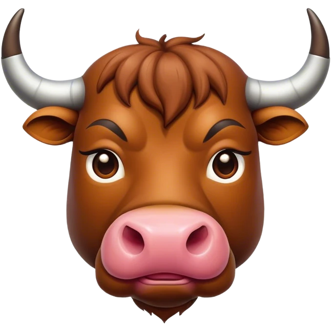 bull from top emoji