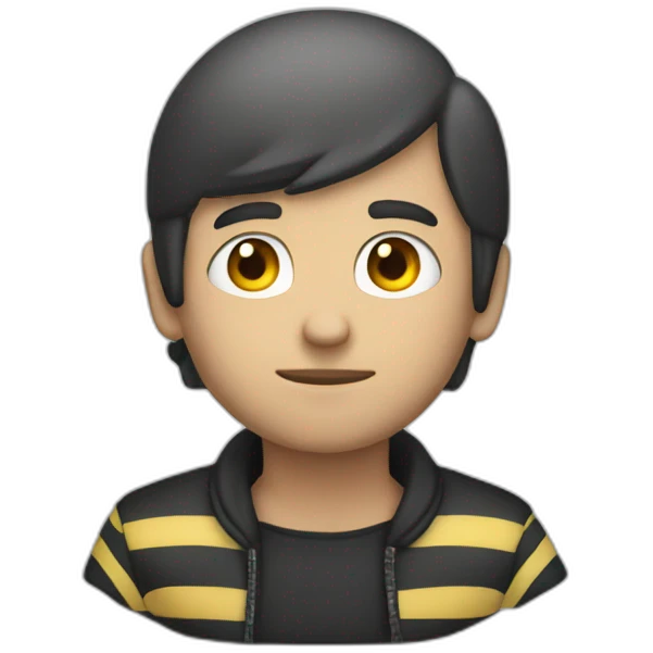 the thief in the striped jacket emoji