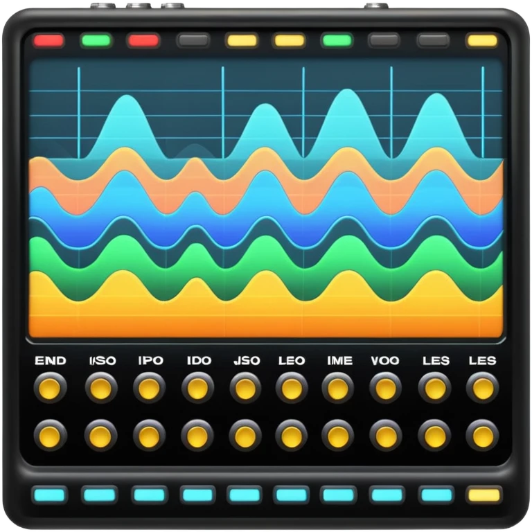 music mixing board screen emoji