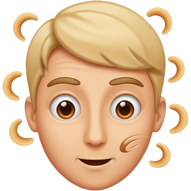 Funny head swirling  emoji