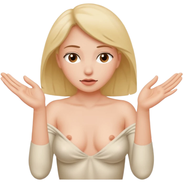 Une femme nue realist les doigt dans les partit intime qui se masturb emoji