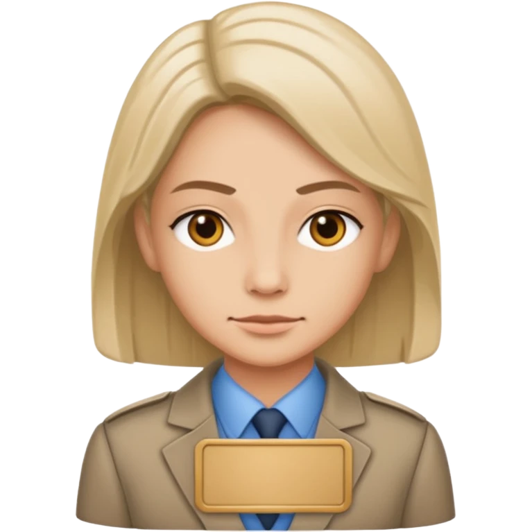civilian juror with nametag emoji