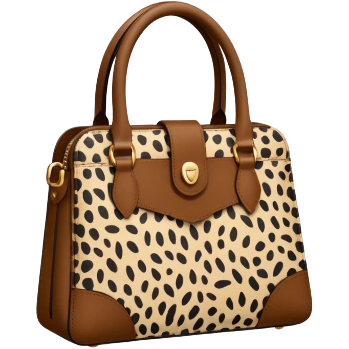 leopard print bag emoji