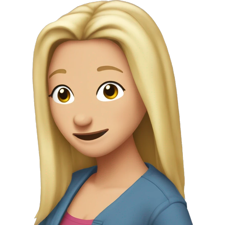 Phoebe buffay winking emoji