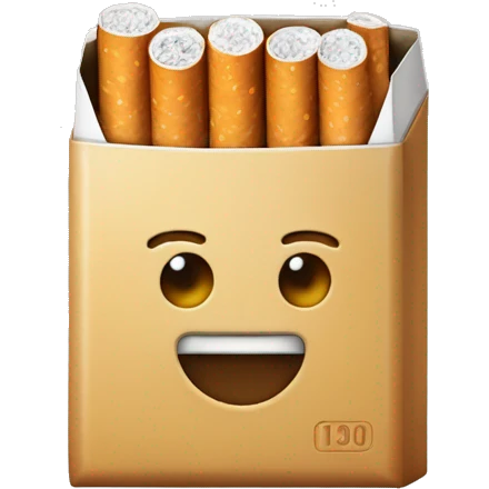 paquet de cigarettes, tabac, clopes emoji