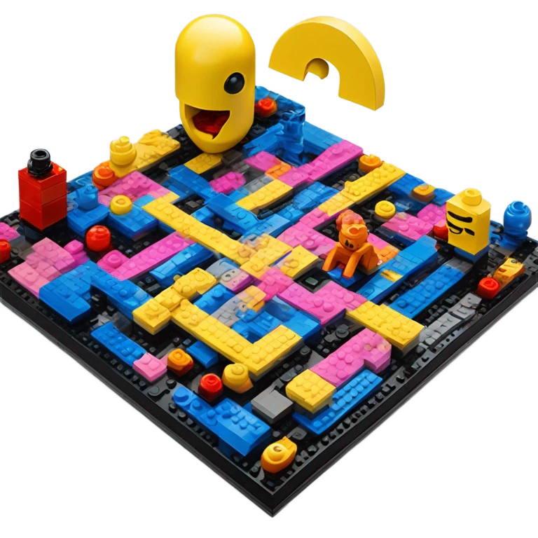 pac-man lego set emoji