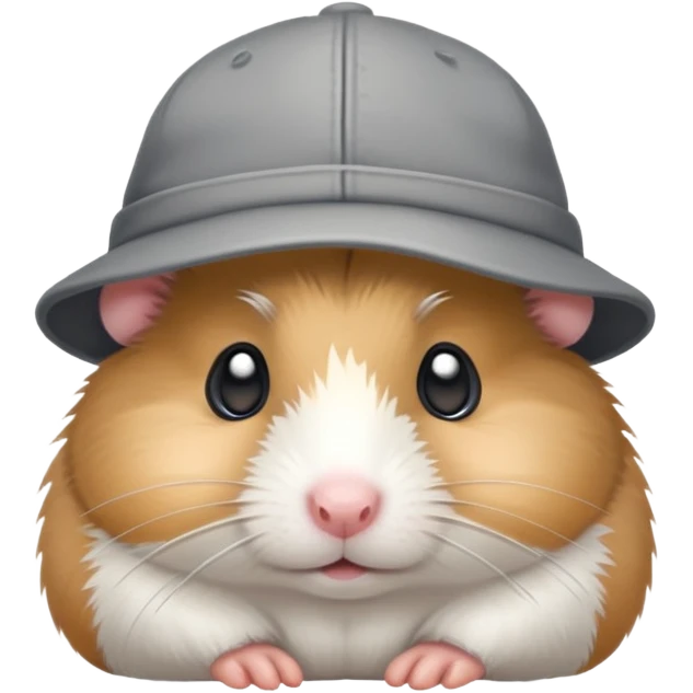 sad hamster in a hat emoji