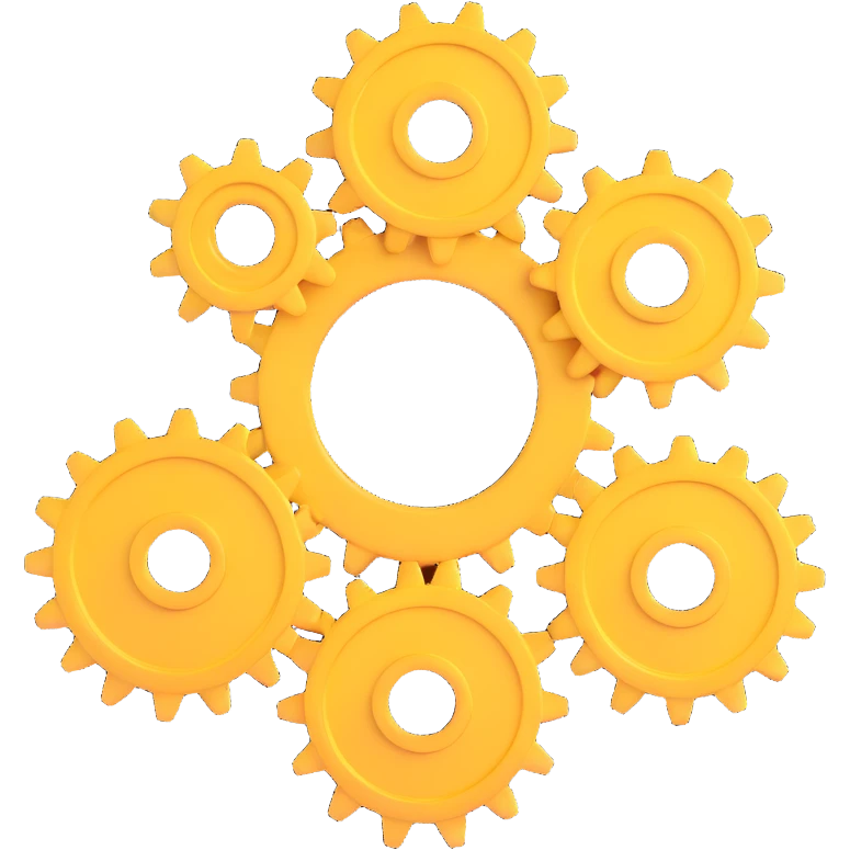 yellow gear cog emoji