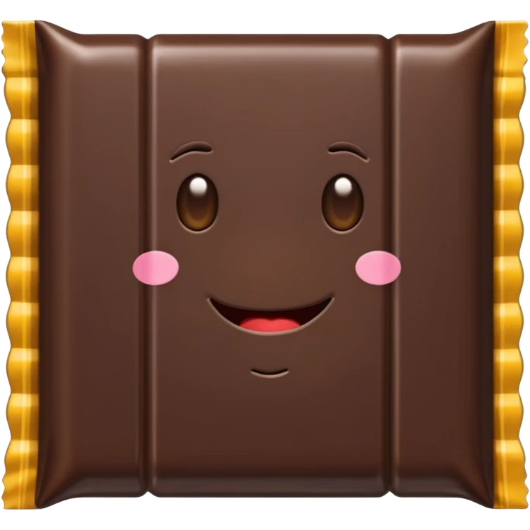 a chocolate bar being sold emoji