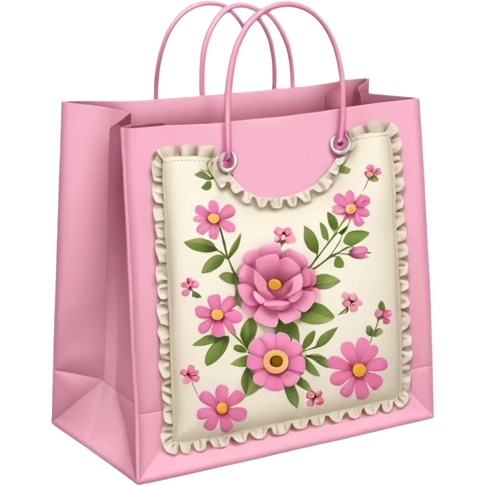 Shopping bags girly  emoji