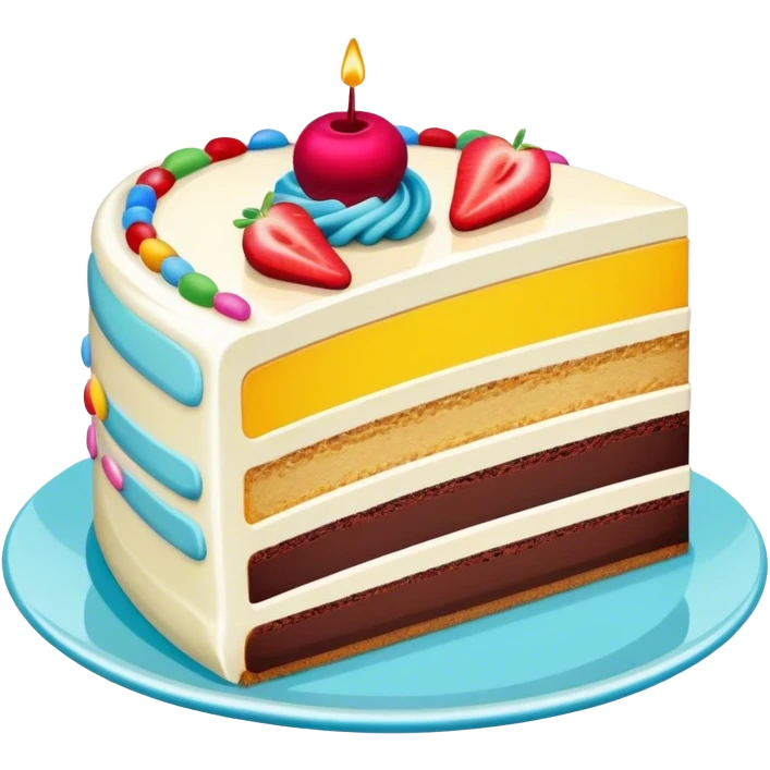 fun Fetty cake slice emoji