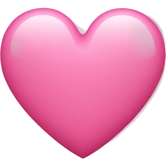 Pink heart emoji