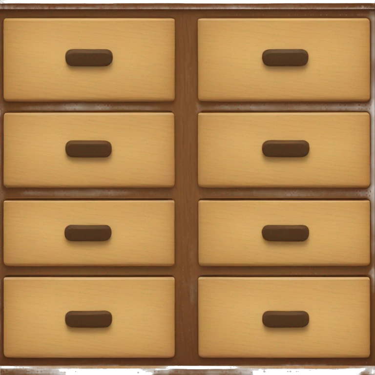 Wooden drawers emoji