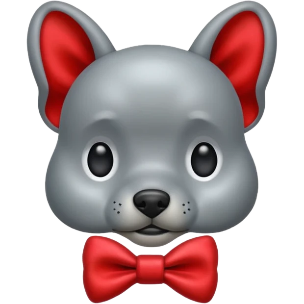 animatronic dog with red bow time like fnaf but dog emoji emoji