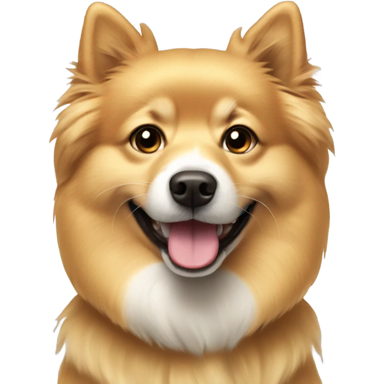 spitz dog golden emoji