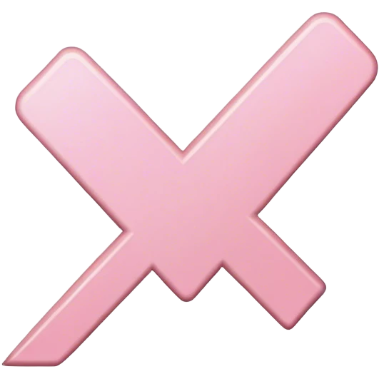 Light pink check mark emoji
