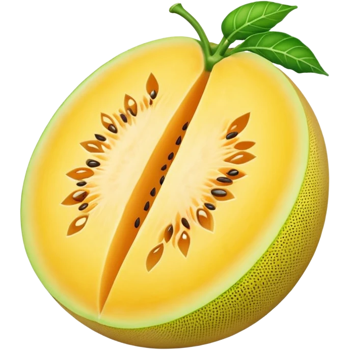 whole yellow melon  emoji