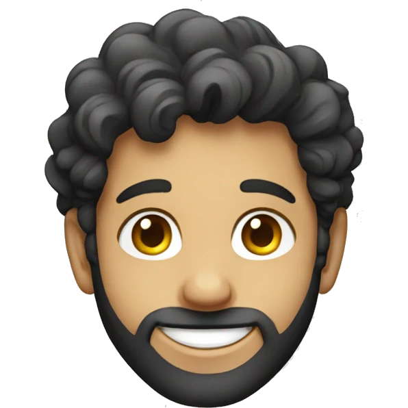 a happy young jew emoji