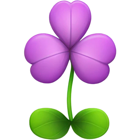 clover flower emoji