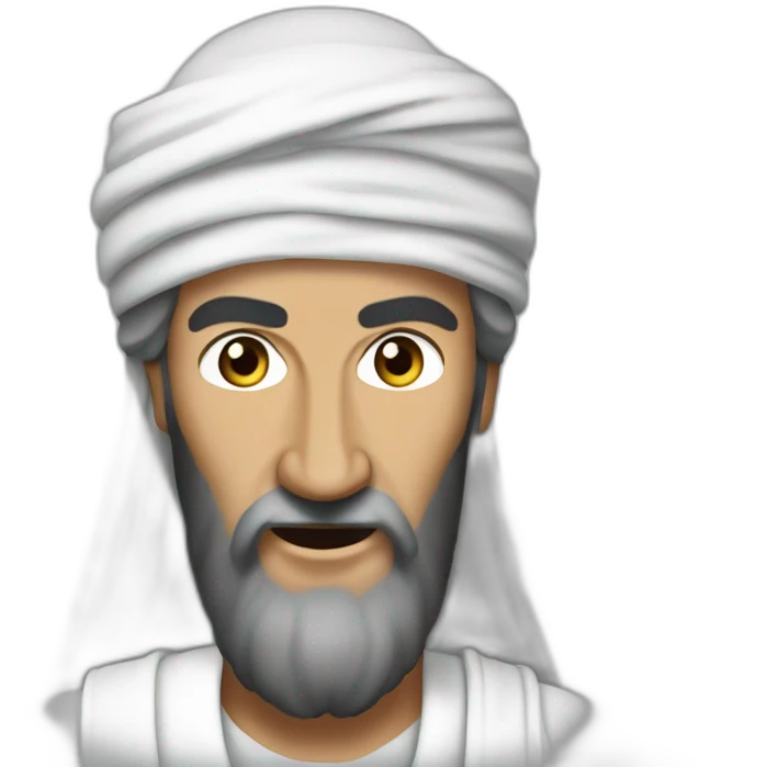 Osama Ben laden qui sourit emoji