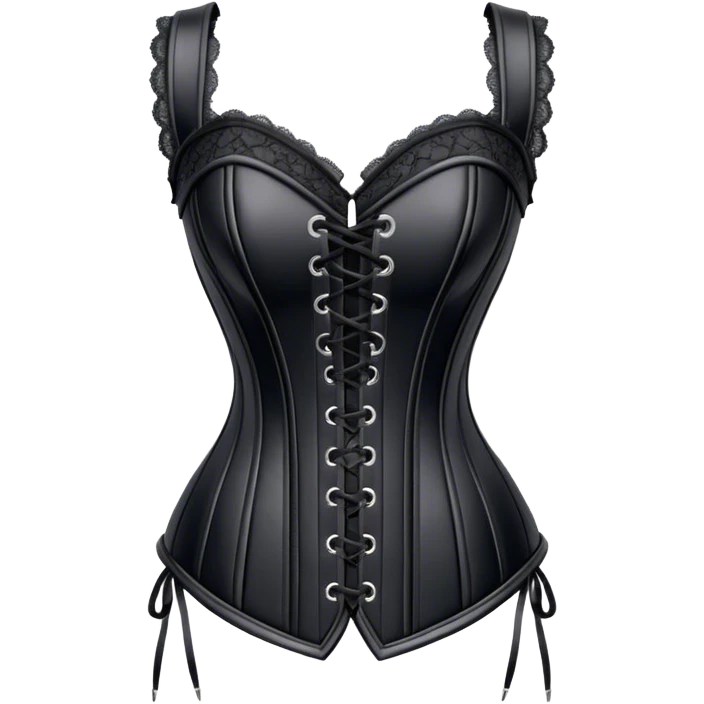 Gothic corset emoji