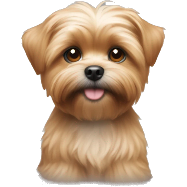 shorkie in soft focus emoji