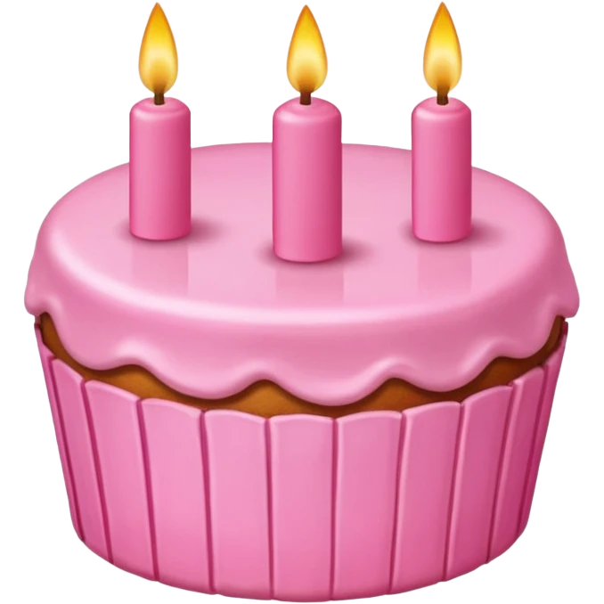 pink cake emoji