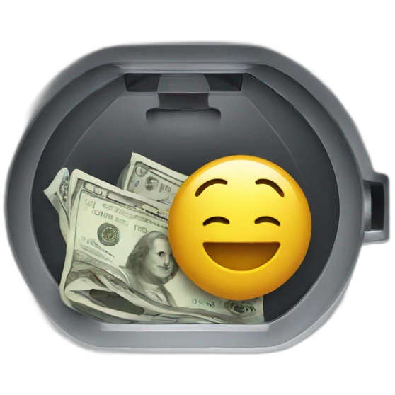 money in launder machine emoji