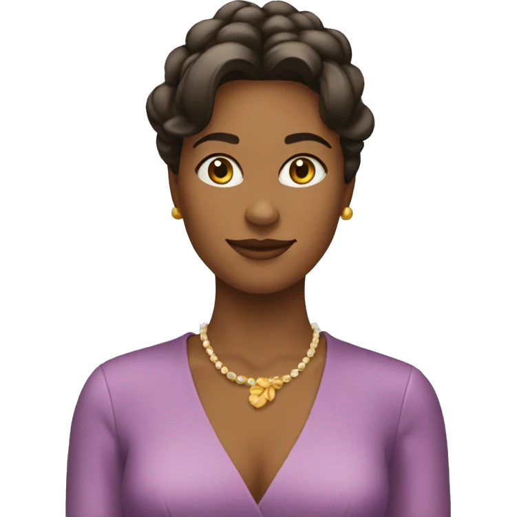 femme trentenaire en train de faire la fete emoji