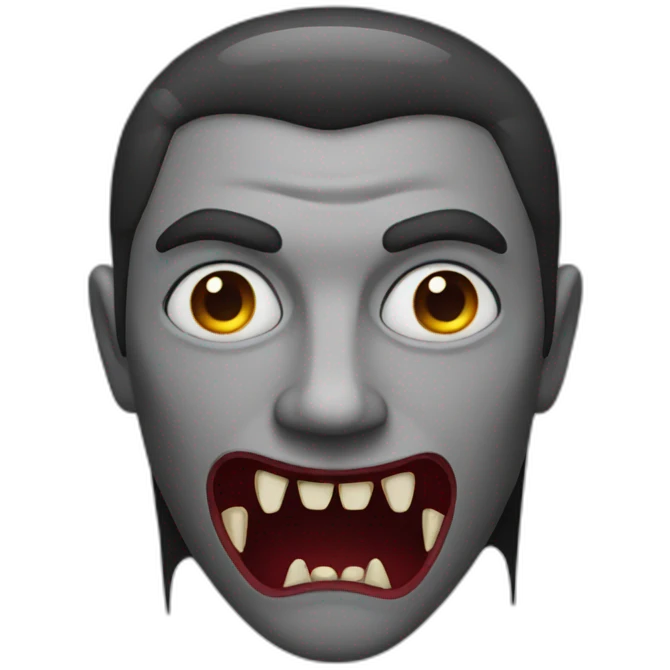 A vampire  emoji