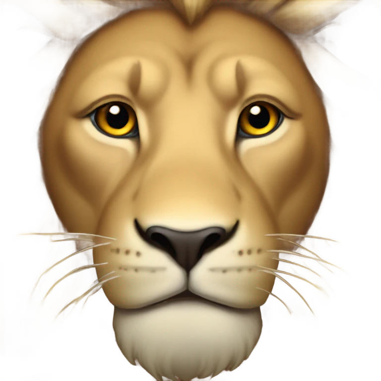 Lion face emoji