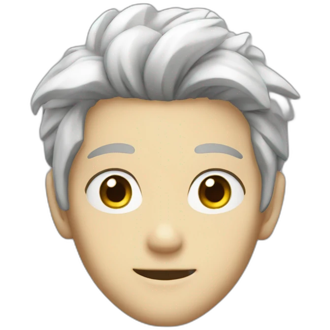 Gojo anime character emoji