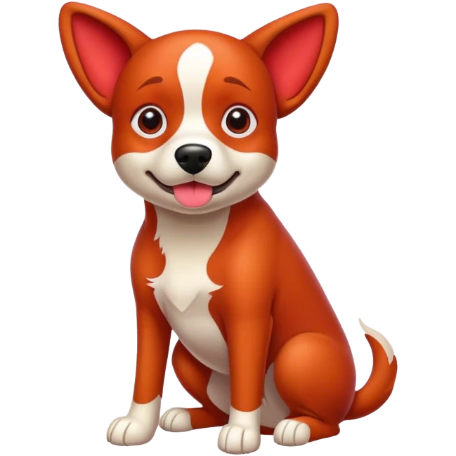 red dog emoji