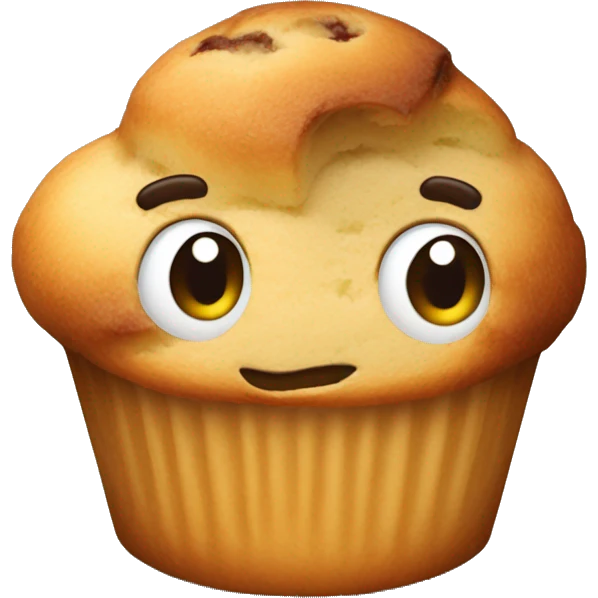 Bakery style muffin  emoji