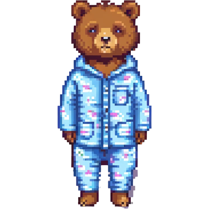 bear in pajamas emoji