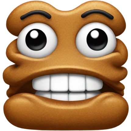 Poo smoking a cigarette  emoji