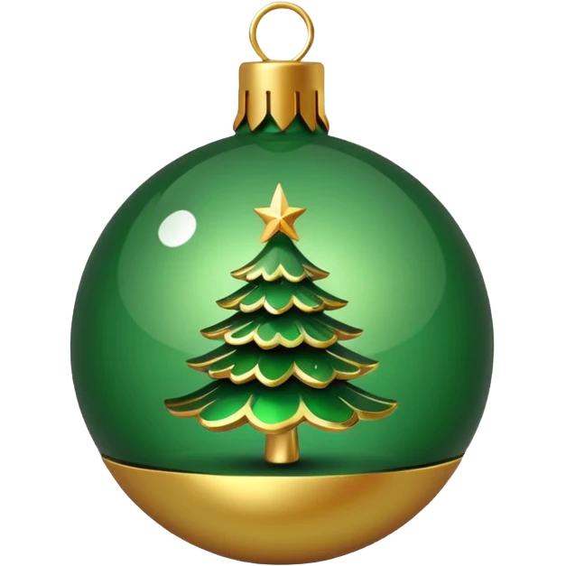 small christmas tree decoration emoji