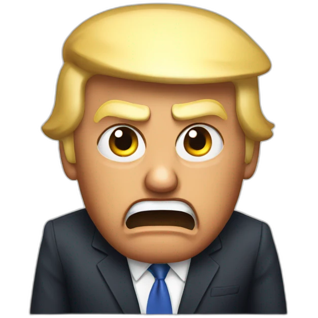 engry donald trump emoji