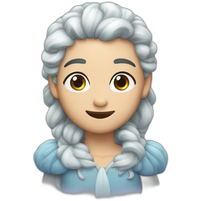 Coração de gelo emoji