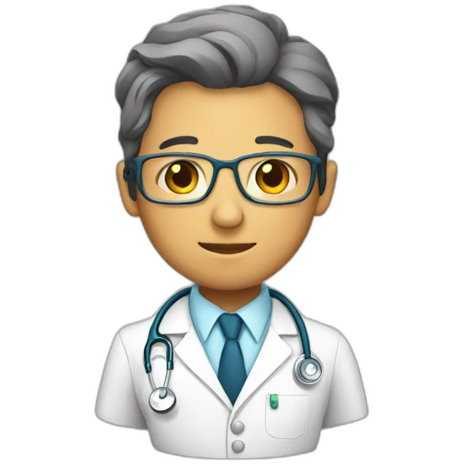 doctor wearing suit emoji