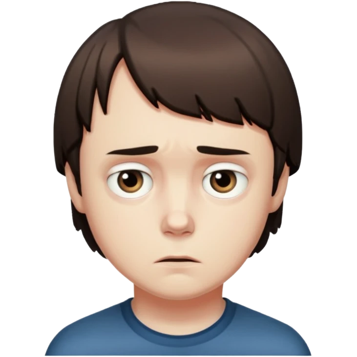 will's from stranger things sad emoji