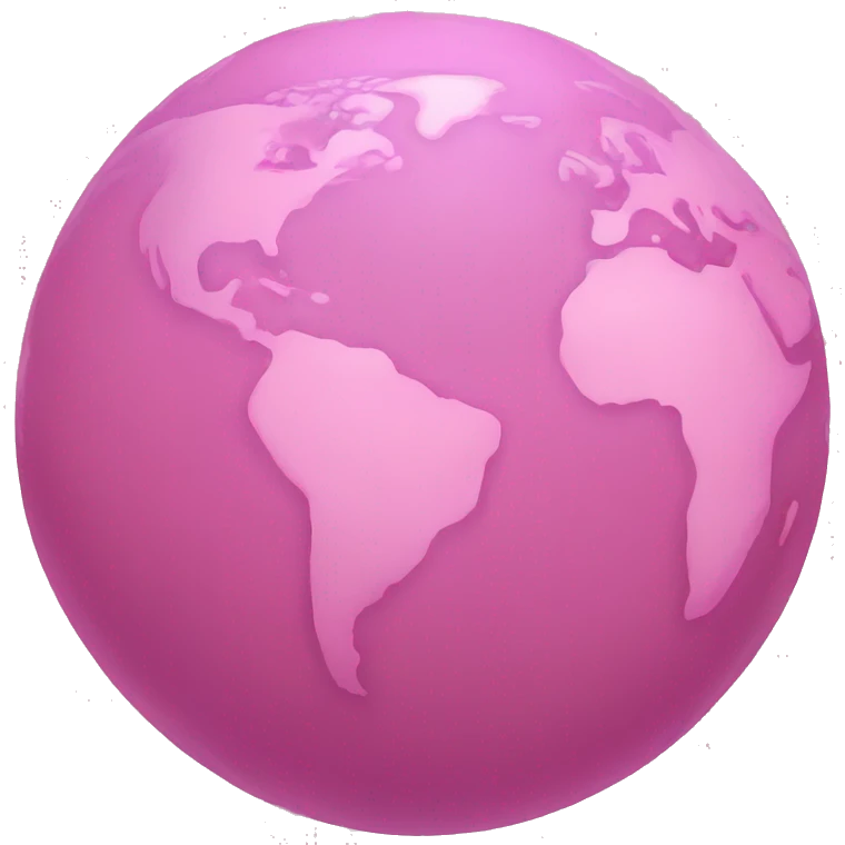pink earth  emoji