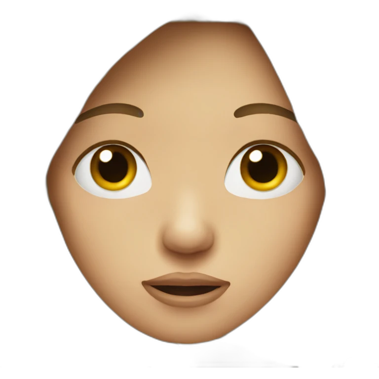 Crying female with long brunette hair emoji