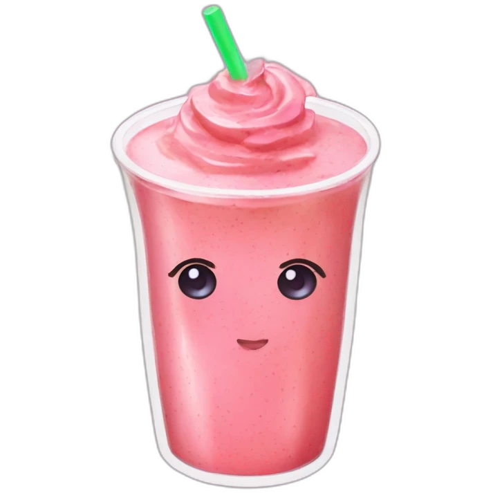 Smoothie from chips girl in gyaru style emoji