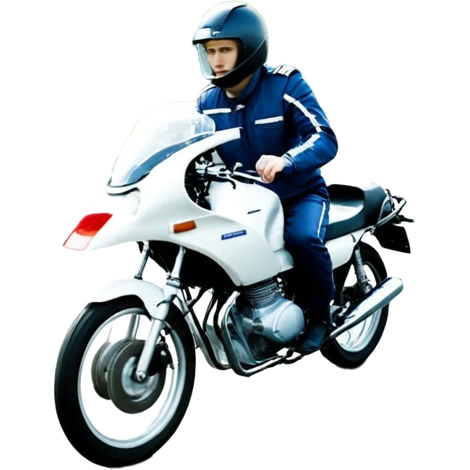 Питон на мотоцикле мчит как призрачный гонщик emoji