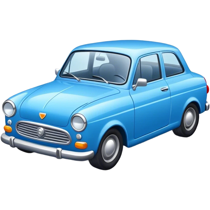 Blue car emoji