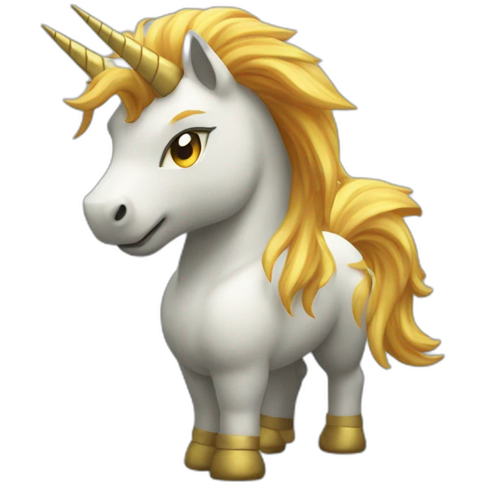 saiyan unicorn emoji
