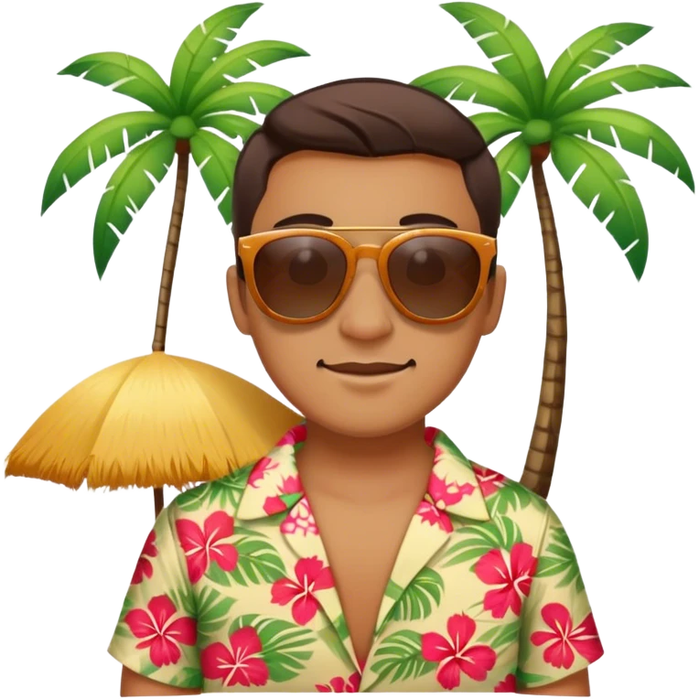 On vacation emoji