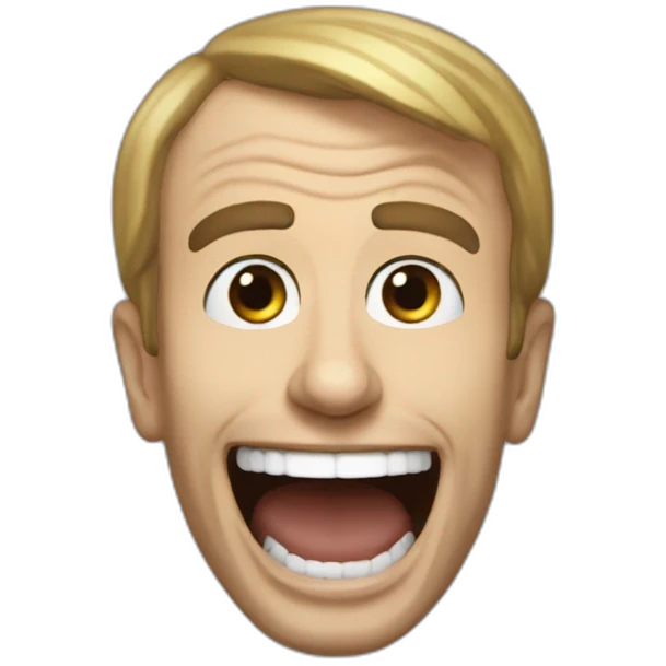 mort de rire macron emoji
