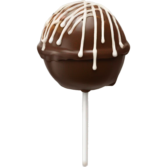 Realistic starbucks cake pops isolated. emoji
